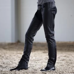 Horze Blake Leather Full Chaps -Equestrian Clothing Shop 37259 BL 5