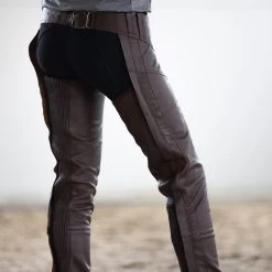 Horze Blake Leather Full Chaps -Equestrian Clothing Shop 37259 DBR 7