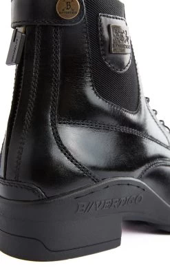 B Vertigo Women's Jupiter Front-Lace Leather Jodhpur Boots -Equestrian Clothing Shop 38093 BL 7