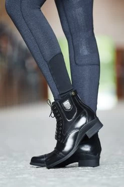 B Vertigo Women's Jupiter Front-Lace Leather Jodhpur Boots -Equestrian Clothing Shop 38093 BL 8