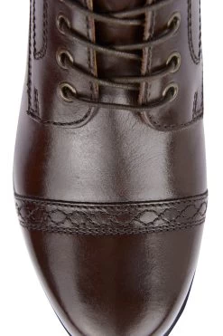 B Vertigo Women's Jupiter Front-Lace Leather Jodhpur Boots -Equestrian Clothing Shop 38093 DBR 6