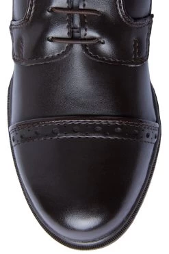 Horze Kilkenny Lux Women's Winter Jodhpur Boots With Brogue Detail -Equestrian Clothing Shop 38167 DBR 6