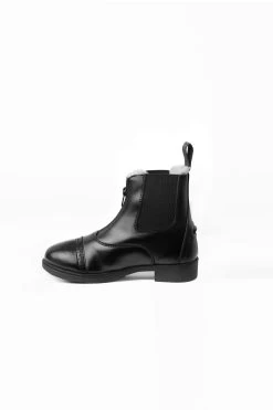 Horze Wexford Kids Front-Zip Jodhpur Winter Boots With Faux Fur -Equestrian Clothing Shop 38265 BL 3