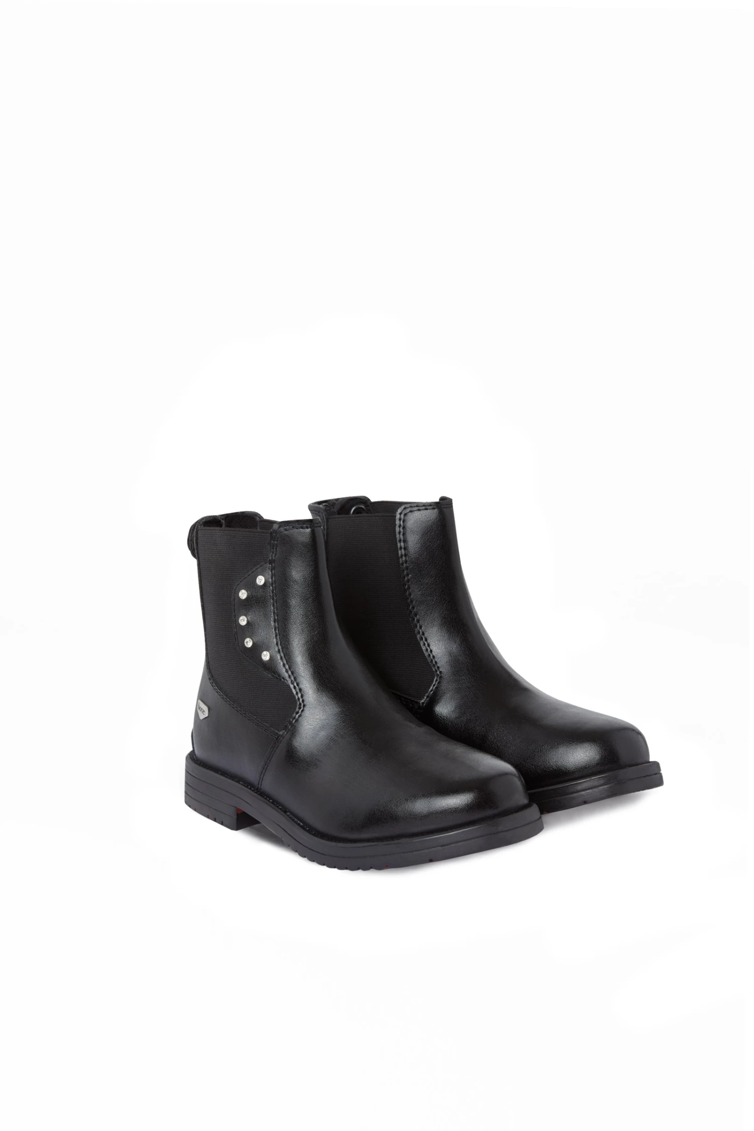 Horze Portland Kids' Jodhpur Boots With Crystals 1 Horze Portland Kids' Jodhpur Boots With Crystals