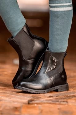 Horze Portland Kids' Jodhpur Boots With Crystals 17 Horze Portland Kids' Jodhpur Boots With Crystals -Equestrian Clothing Shop 38268 099 09
