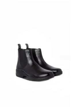 Leather Pull-On Jodhpur Boots