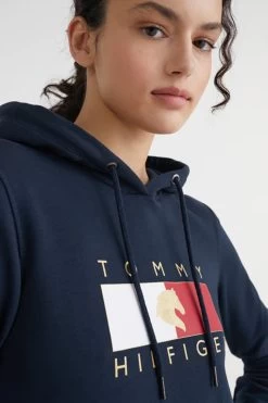 Tommy Hilfiger Golden Style Women's Hoodie -Equestrian Clothing Shop 80V7W 550 04