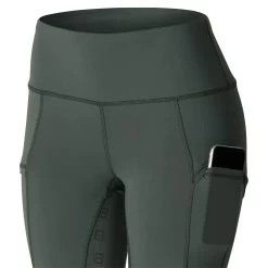 Women's Riding Tights With Silicone Full Seat And High Waist 39 Women's Riding Tights With Silicone Full Seat And High Waist -Equestrian Clothing Shop CP3675 GR 5