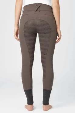 Horze Women's High Waist Silicone Full Seat Breeches With Phone Pocket -Equestrian Clothing Shop cp3591 ig 04