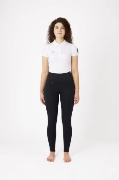 Women's Riding Tights With Silicone Full Seat And High Waist 22 Women's Riding Tights With Silicone Full Seat And High Waist -Equestrian Clothing Shop cp3675 bl 03