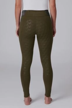 Women's Full Seat Riding Tights With Glitter Waist 29 Women's Full Seat Riding Tights With Glitter Waist -Equestrian Clothing Shop cp3690 br 04